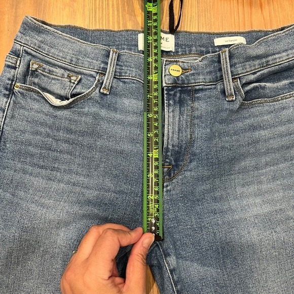 Women's FRAME Blue Le Garçon‎ Boyfriend Jeans Size 28 - Picture 7 of 11